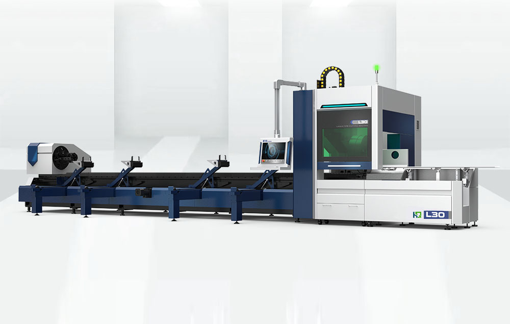 Two chuck laser cutting machine